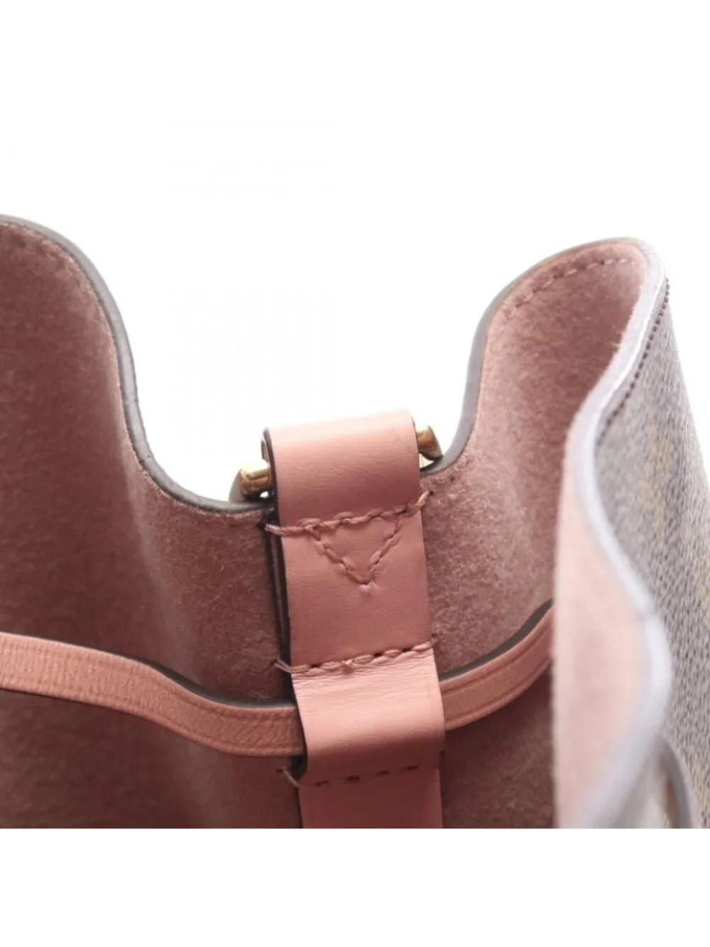Louis Vuitton Shoulder Bag Neo Noe Monogram Rose Poudre Canvas Leather